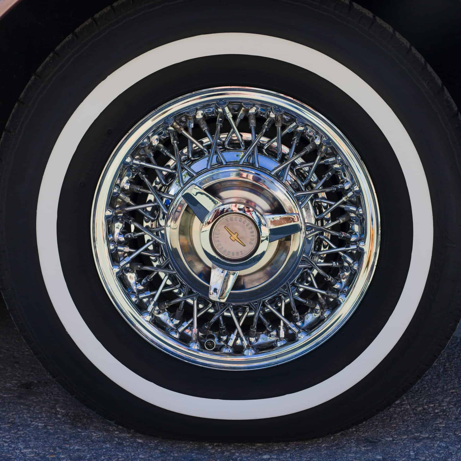 polished chrome wheel